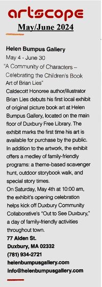 Artscope Listing May/June 2024